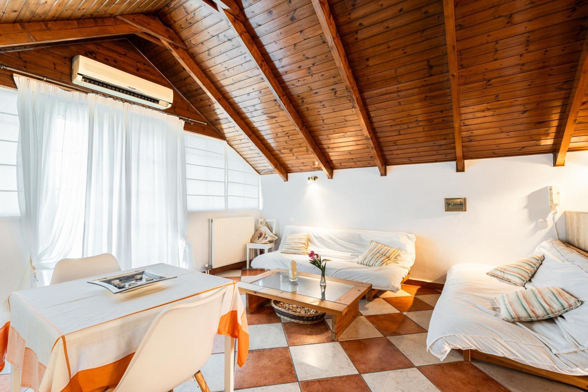 Апартаменты Rosa Seaview Loft Закинтос Экстерьер фото
