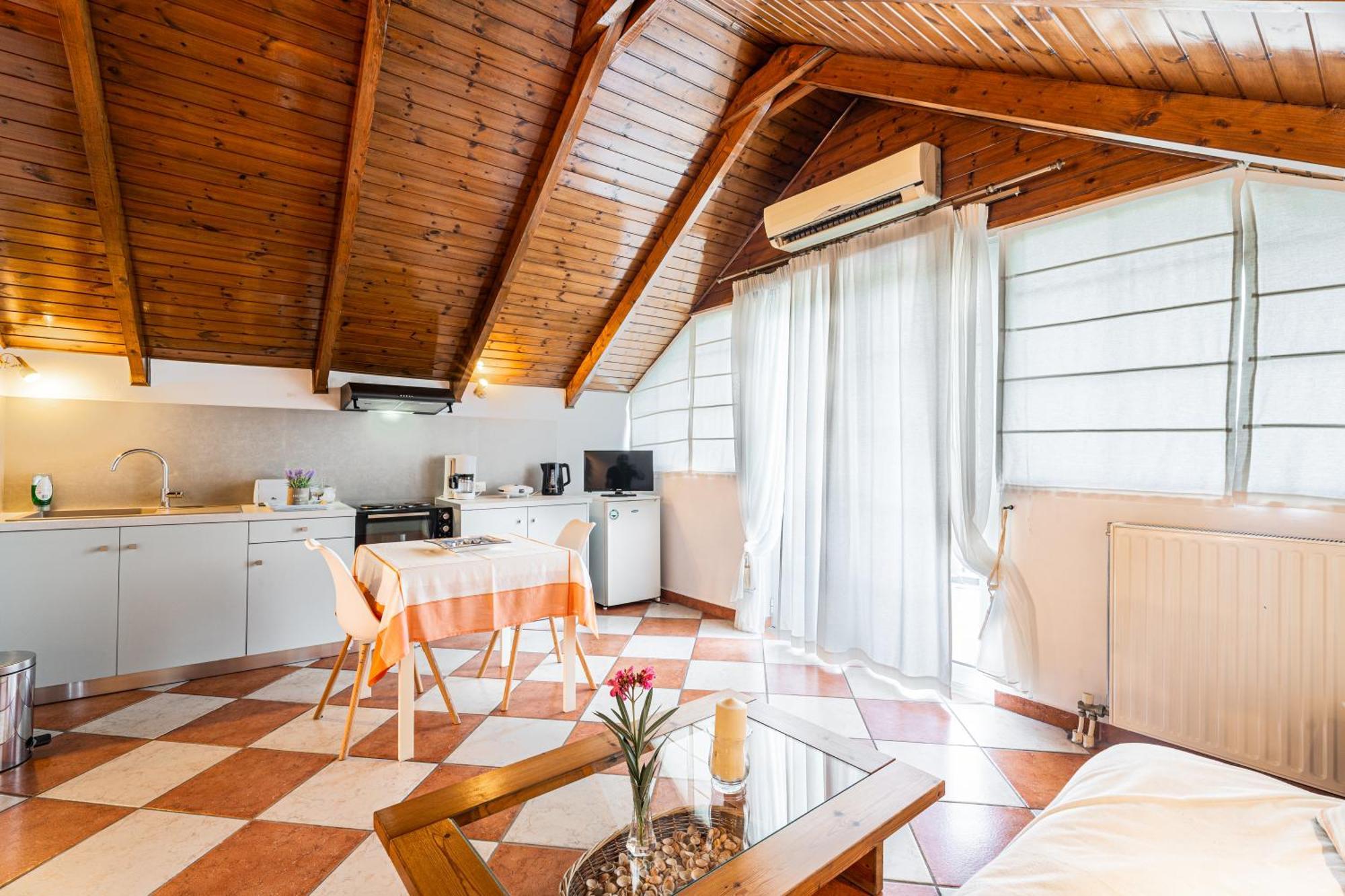 Апартаменты Rosa Seaview Loft Закинтос Экстерьер фото